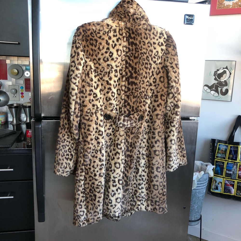Faux fur coat